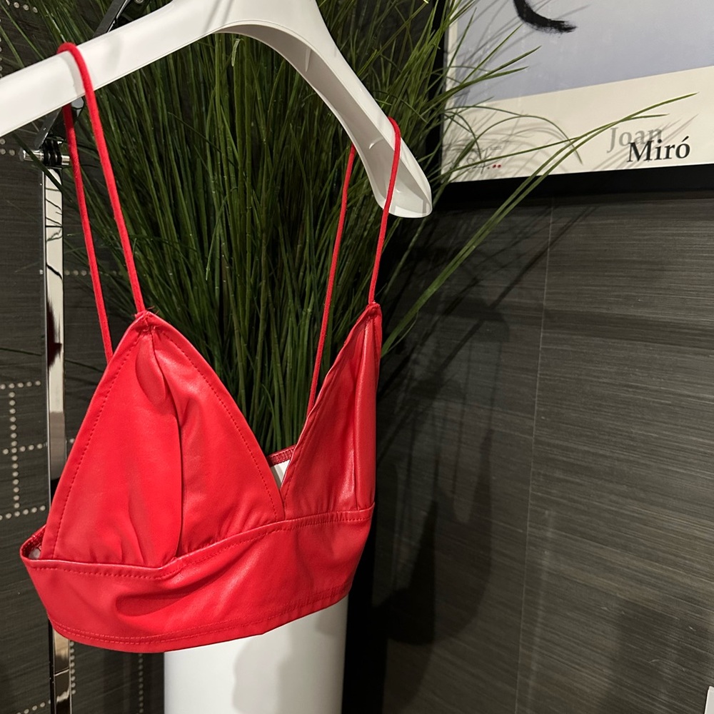 SHEIN Red Crop Top
